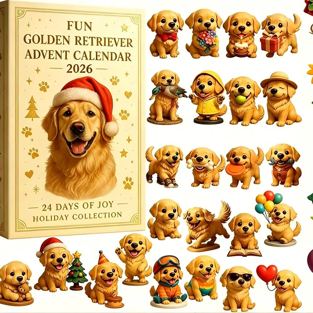 CALENDRIER DE L’AVENT - Golden Retriever