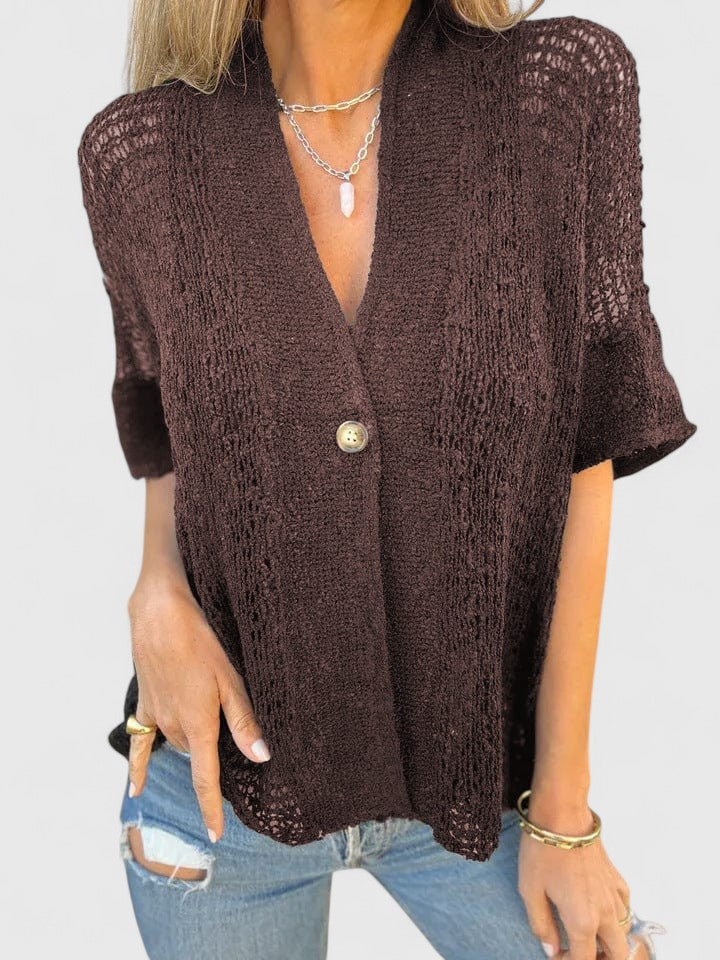 Jamie | Chemise Tricotée Élégante.