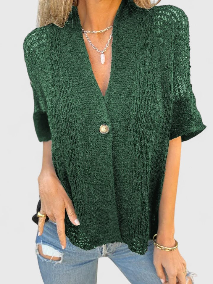 Jamie | Chemise Tricotée Élégante.