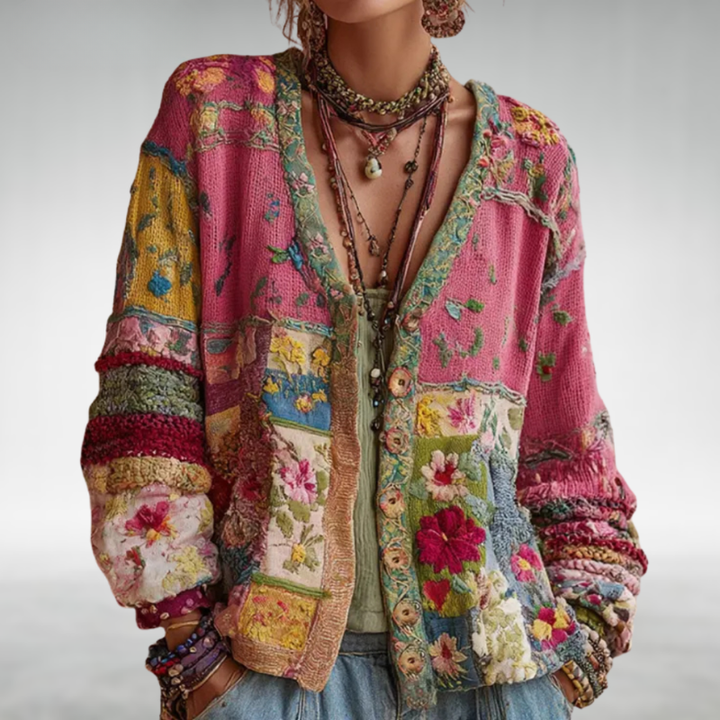 MAVY | VESTE EN MAILLE BOHÈME