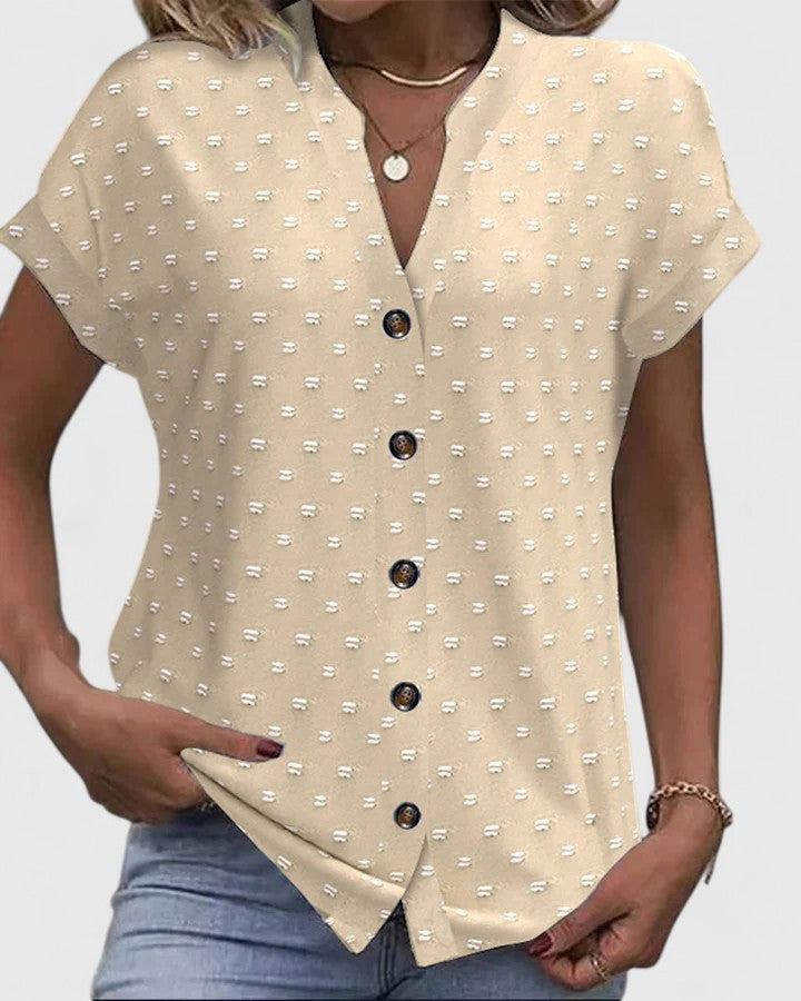 Jamie | Chemise V-Neck Confortable