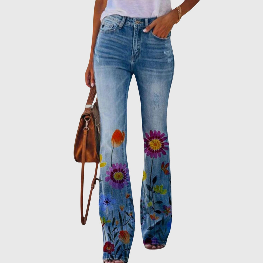 Jamie | Pantalons Imprimés Fleurs