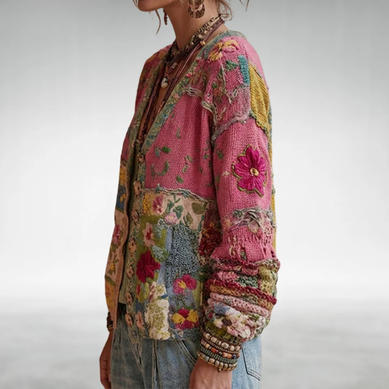 MAVY | VESTE EN MAILLE BOHÈME