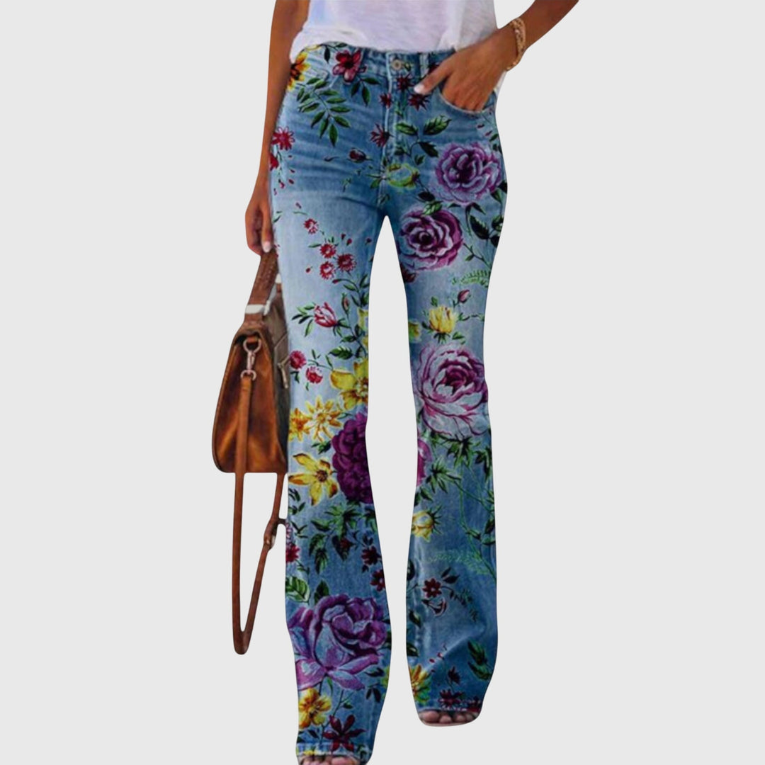 Jamie | Pantalons Imprimés Fleurs