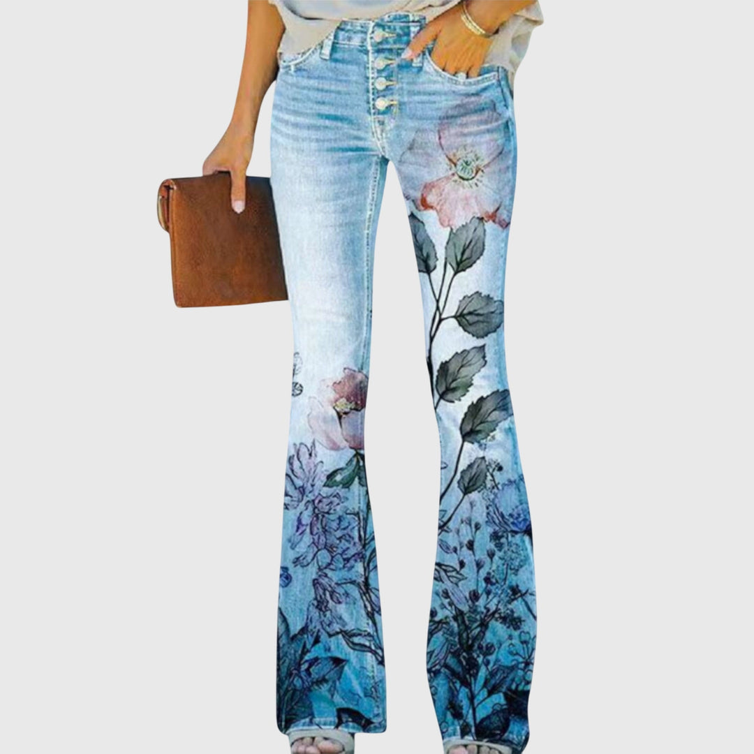 Jamie | Pantalons Imprimés Fleurs