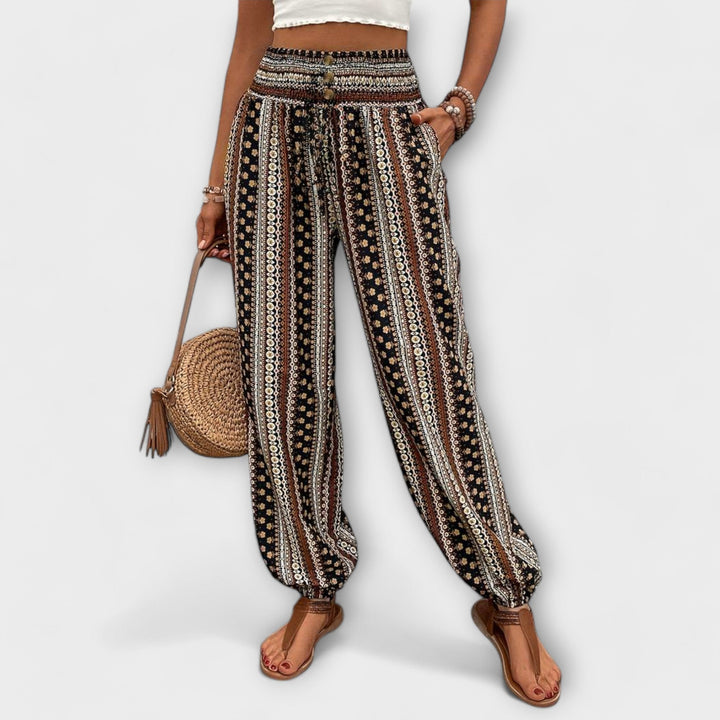 Jamie | Pantalons Graphiques Ethniques