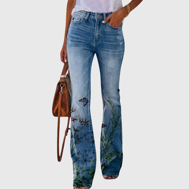 Jamie | Pantalons Imprimés Fleurs
