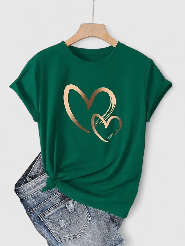 Jamie | T-Shirt Confortable à Manches Courtes.
