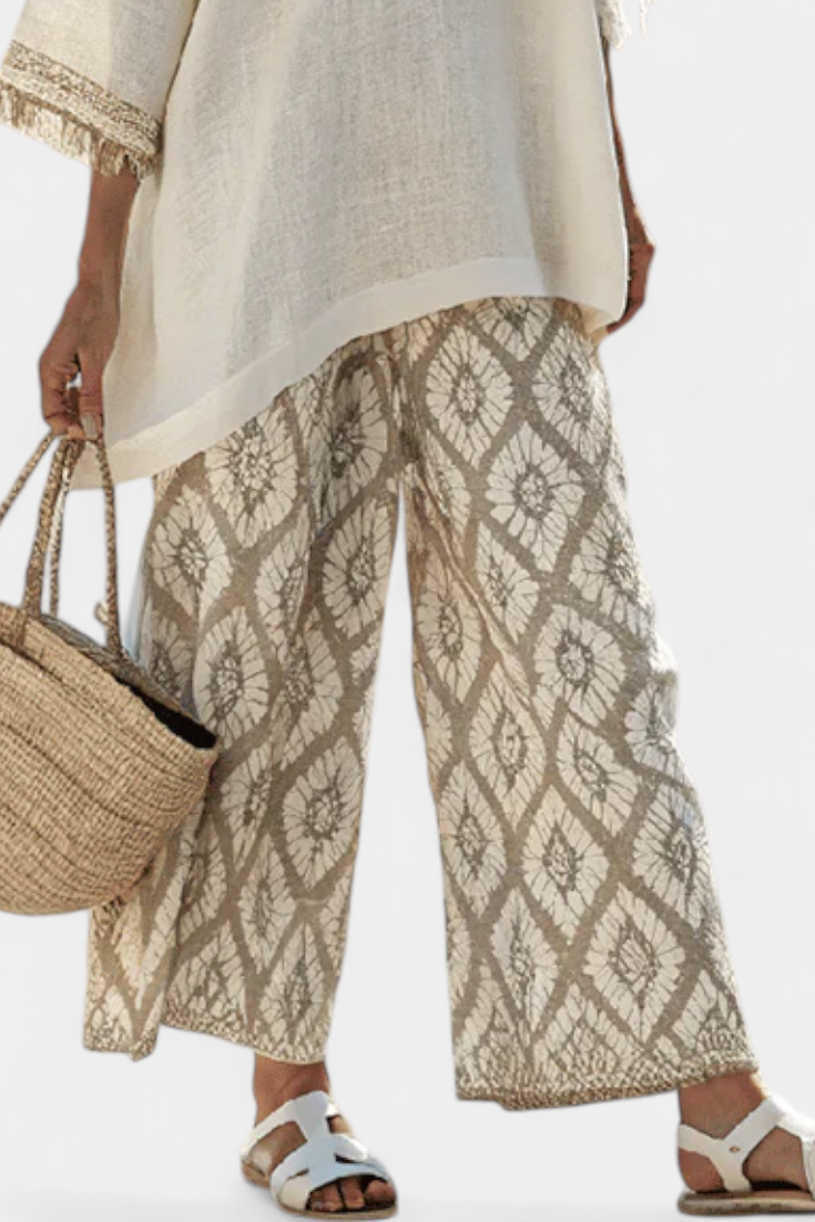 Alverra | Ensemble Haut Sophistiqué et Pantalons Décontractés