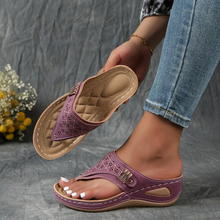 Élodie - Sandales à glissière pour femmes