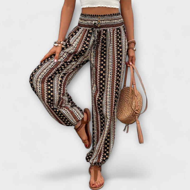 Jamie | Pantalons Graphiques Ethniques