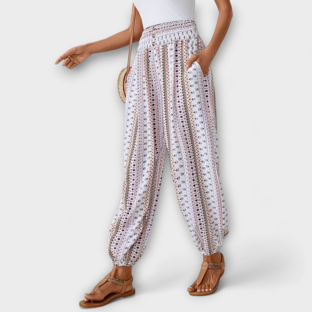 Jamie | Pantalons Graphiques Ethniques