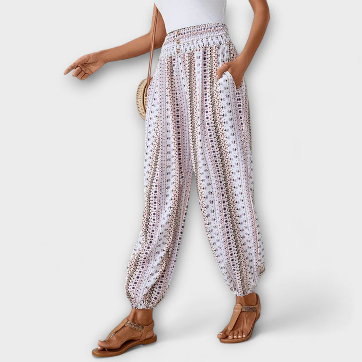 Jamie | Pantalons Graphiques Ethniques