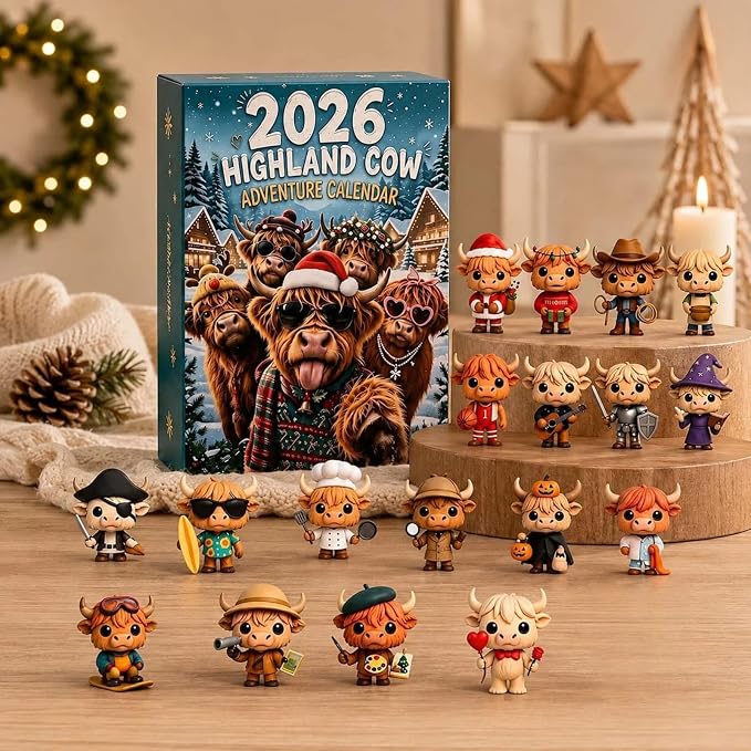 Highland Cow Advent Calendar