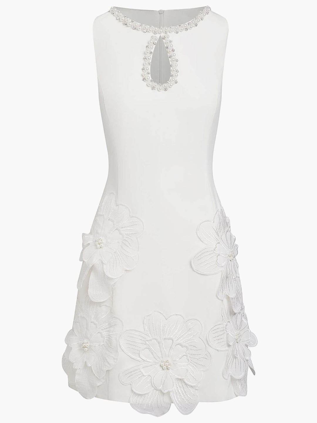 Élodie | Robe mini élégante sans manches