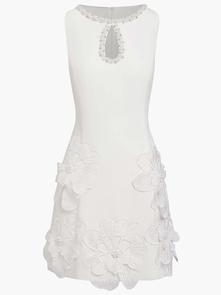 Élodie | Robe mini élégante sans manches