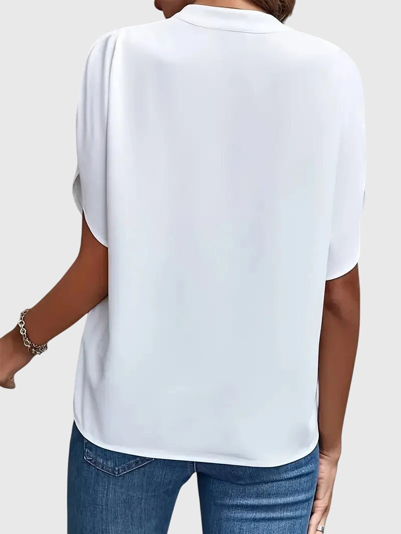 Jamie | Chemise V-Neck Douce et Élégante