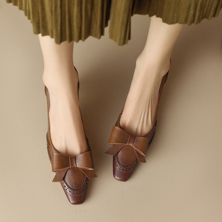 Célora Chaussures à Talons en Cuir