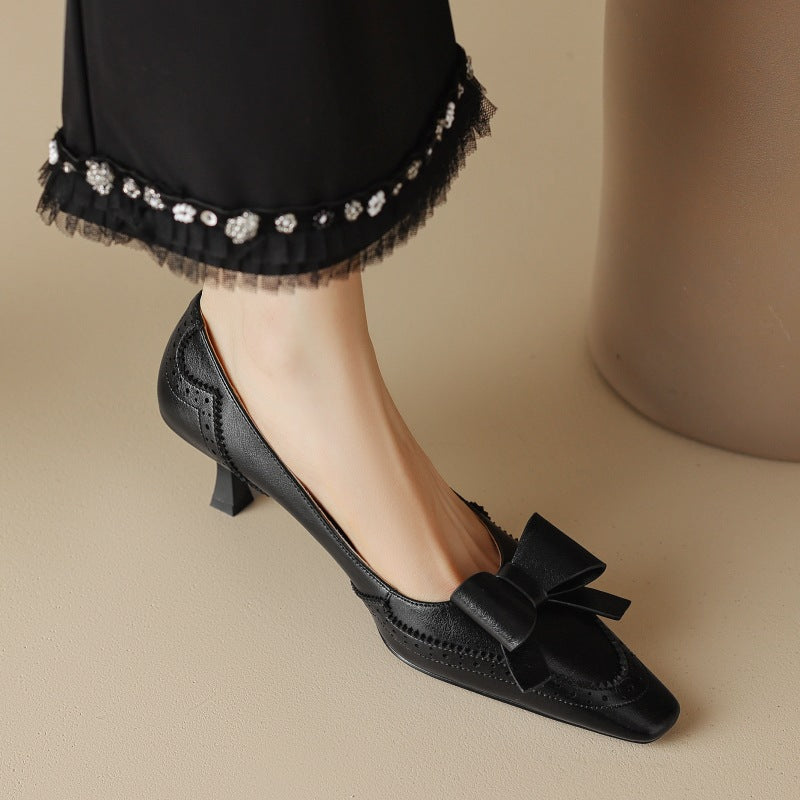 Célora Chaussures à Talons en Cuir