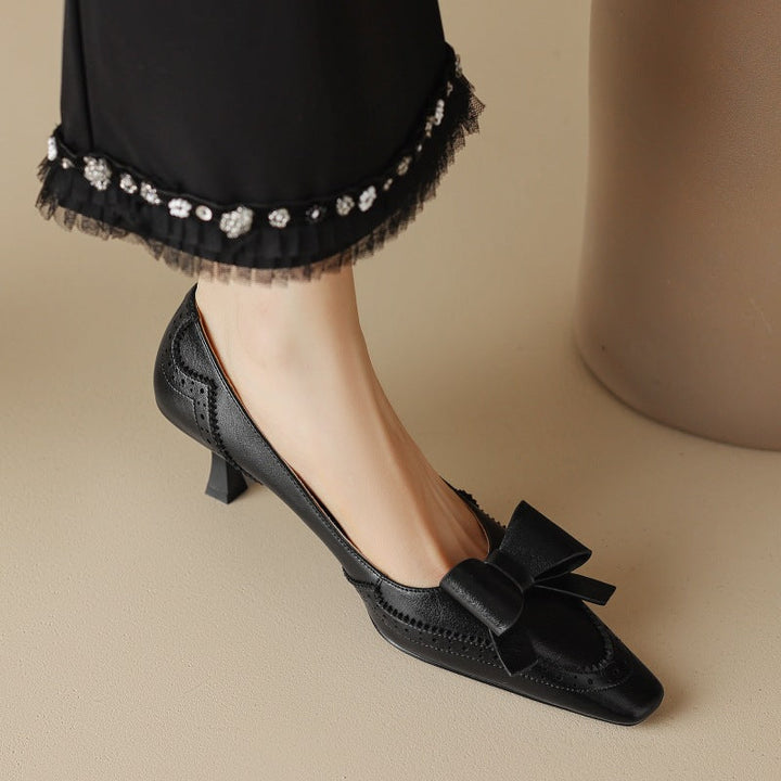 Célora Chaussures à Talons en Cuir