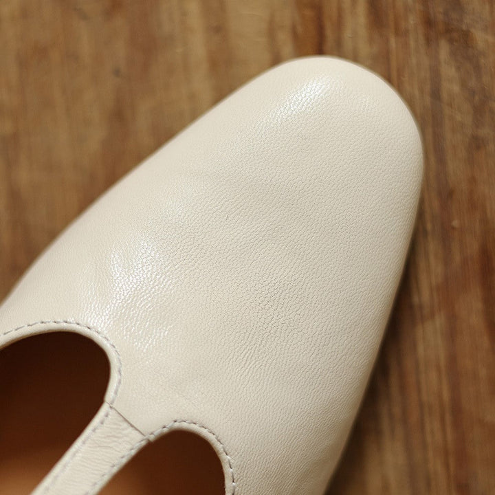 Talons T-Strap en Cuir Elowen