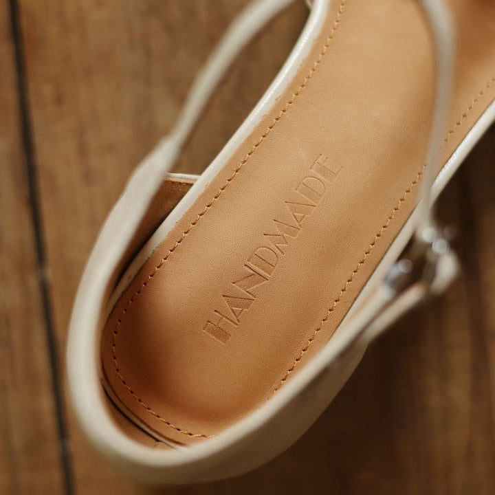 Talons T-Strap en Cuir Elowen