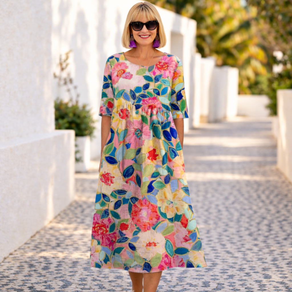 Susan | Robe Fleurie avec une Ambiance Estivale