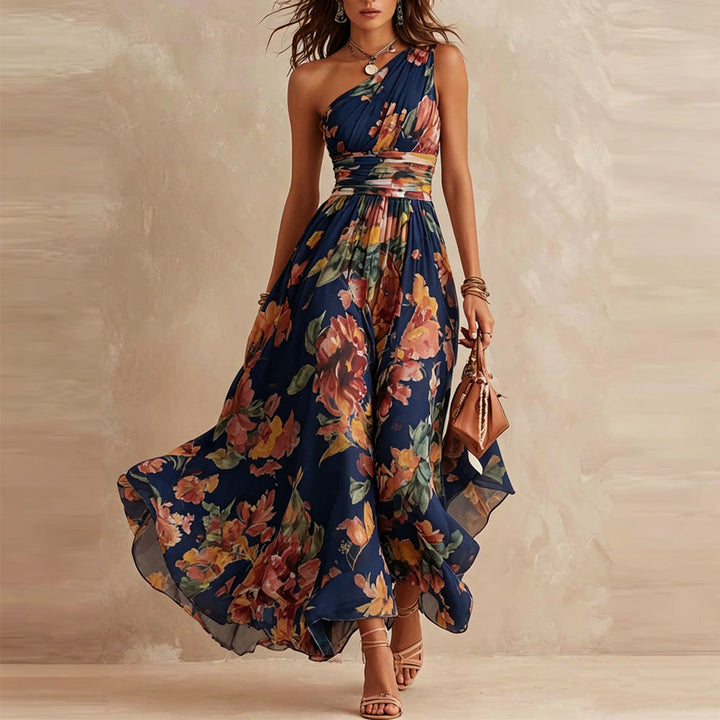 Aurora | Robe florale asymétrique