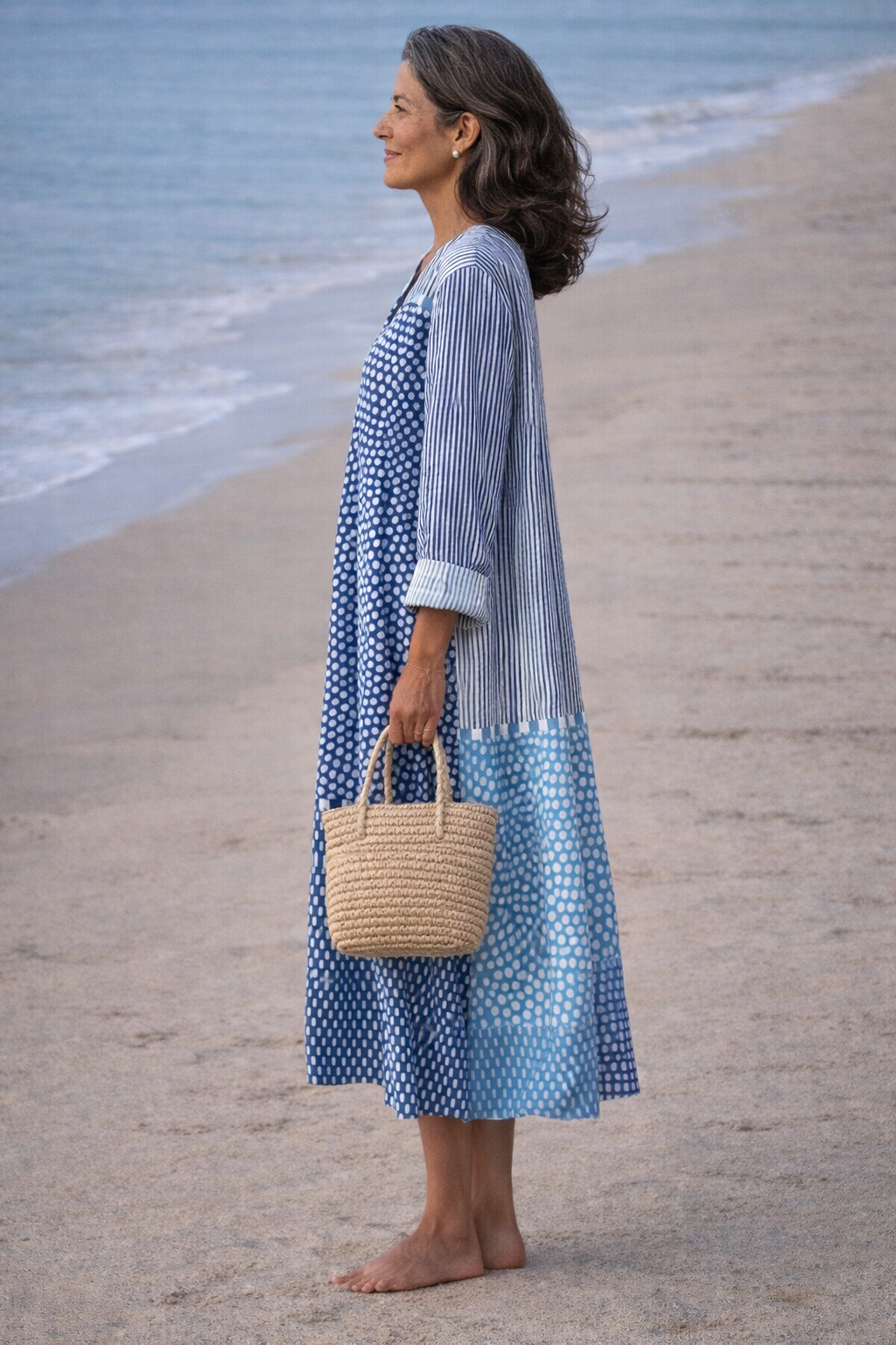 Robe Breeze Fluide Bleue
