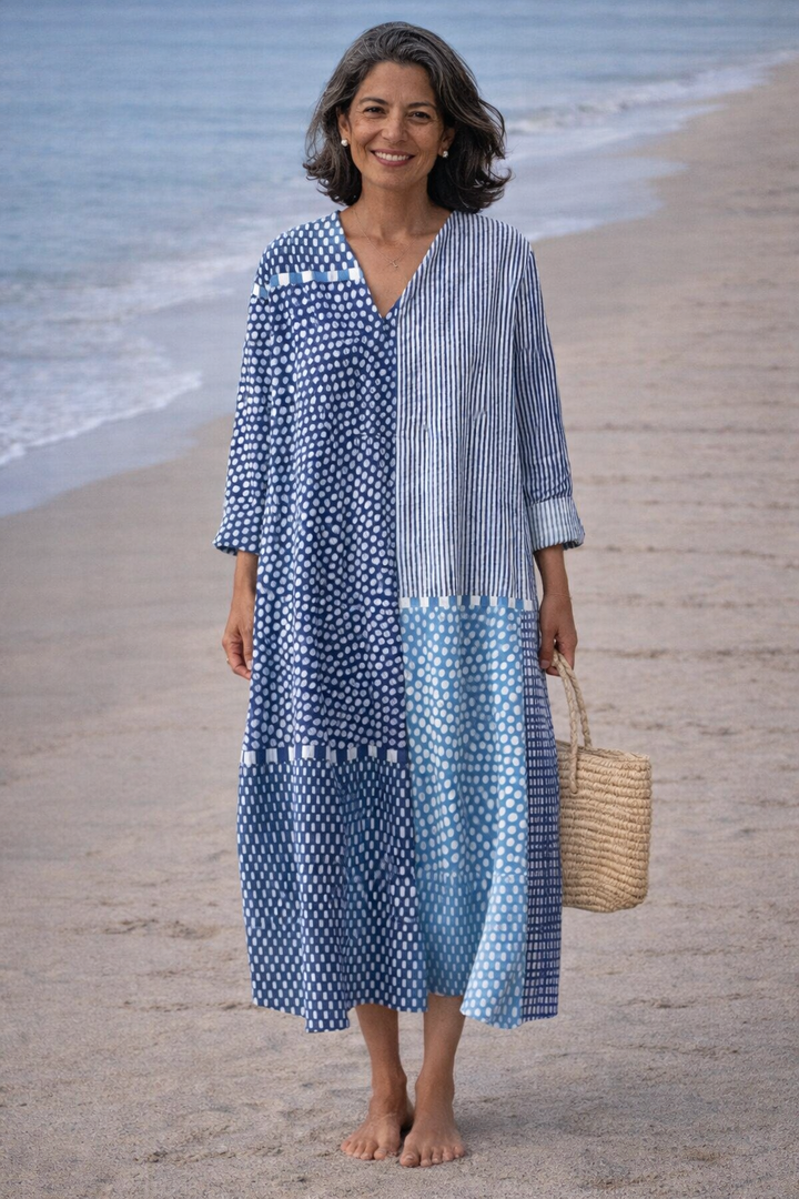 Robe Breeze Fluide Bleue