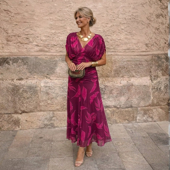 Mikaela | Robe maxi épaules dénudées