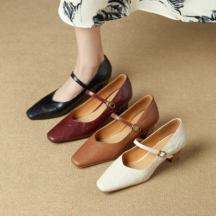 Orvane Mary Jane en cuir