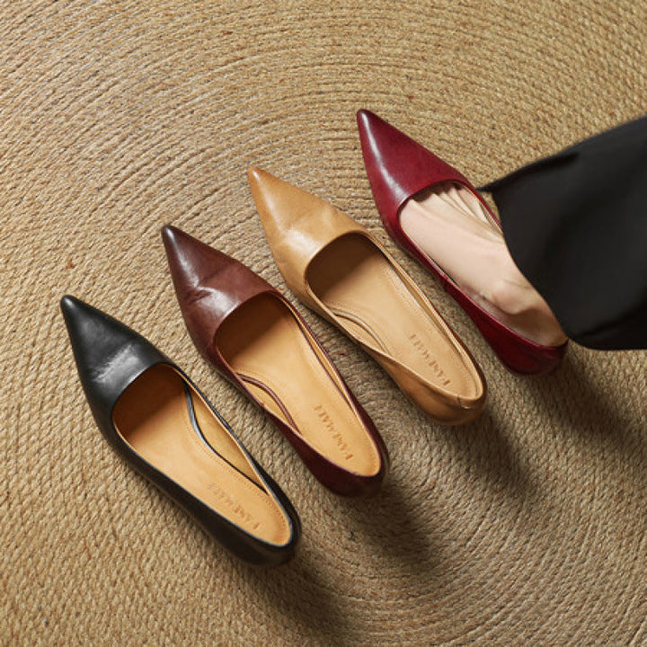 Talons en cuir Serane