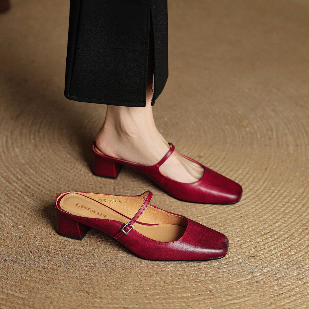 Mules en cuir Meyra
