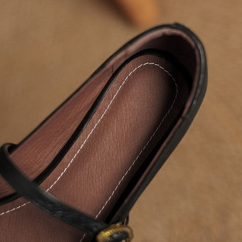 Talons Kitten en Cuir Eloria