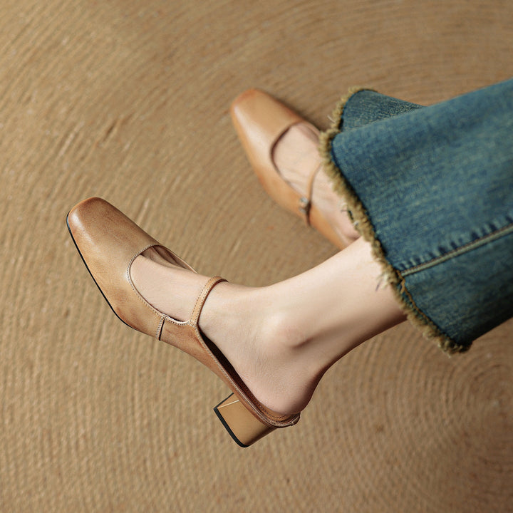 Mules en cuir Meyra