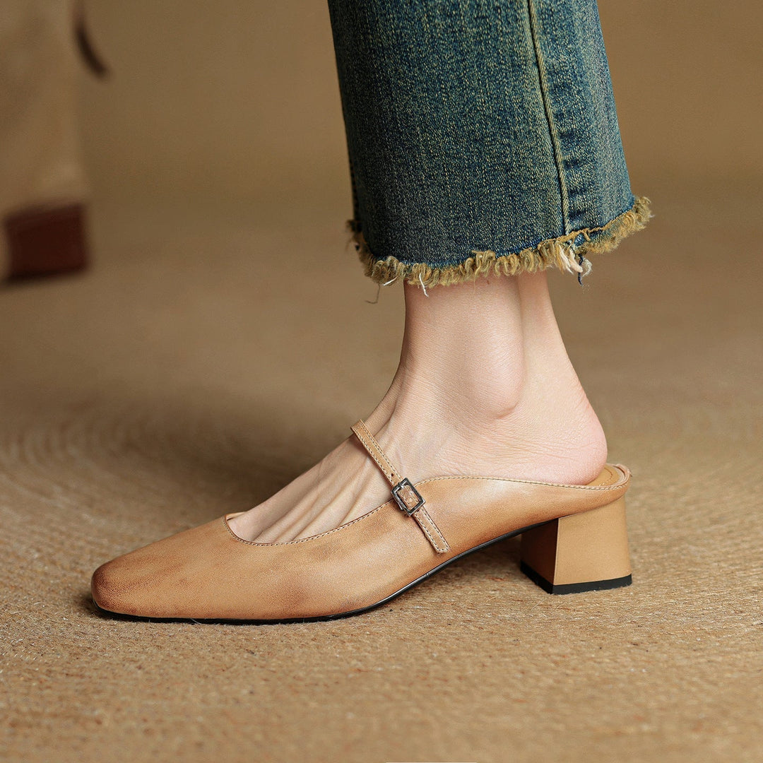 Mules en cuir Meyra