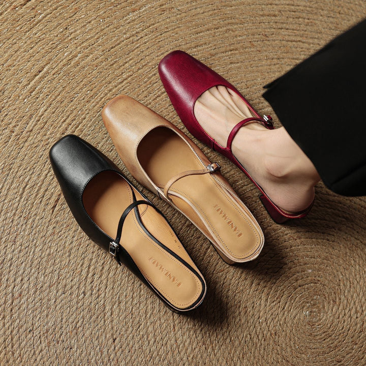 Mules en cuir Meyra