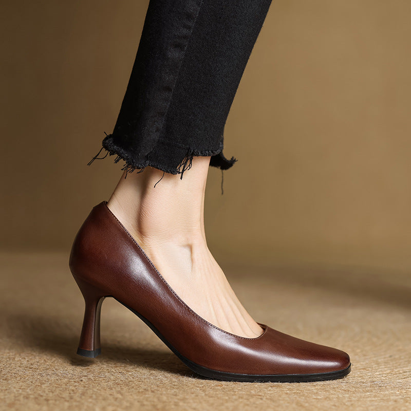 Escarpins en cuir Elviera