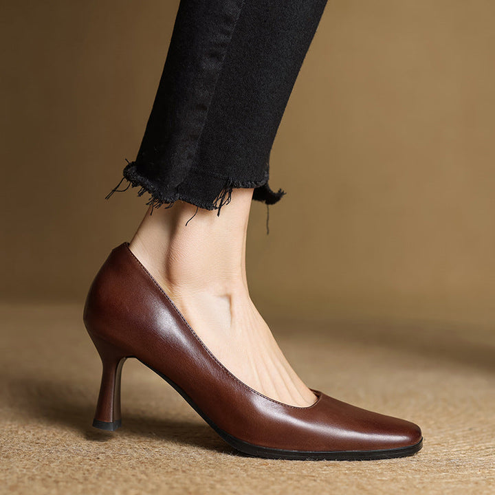 Escarpins en cuir Elviera