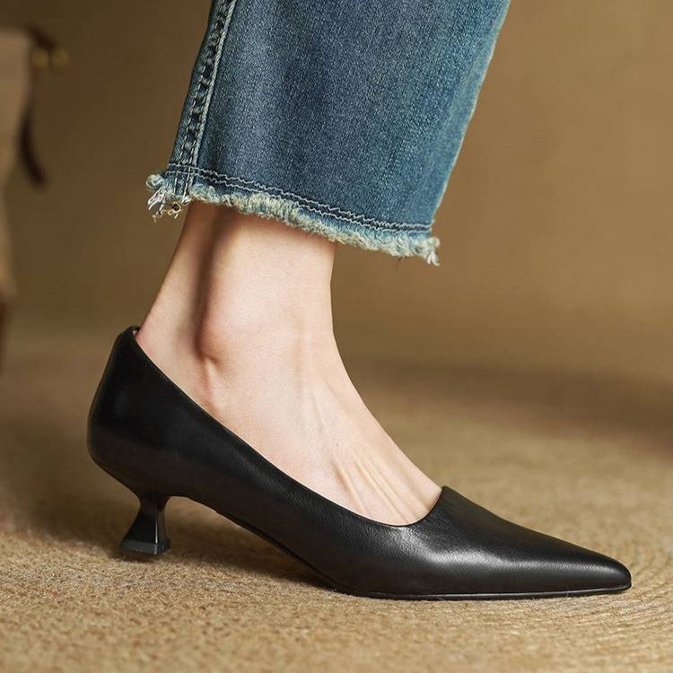 Talons en cuir Serane