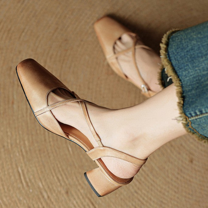 Talons en cuir Valenne