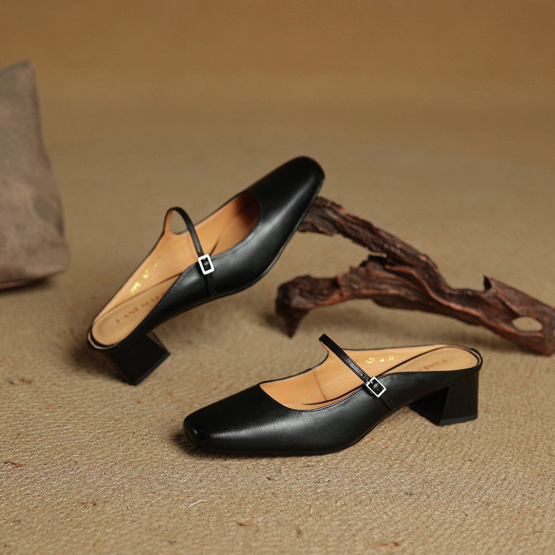 Mules en cuir Meyra