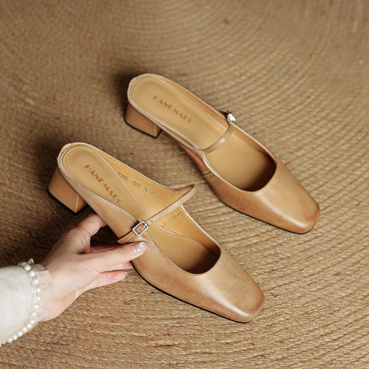 Mules en cuir Meyra