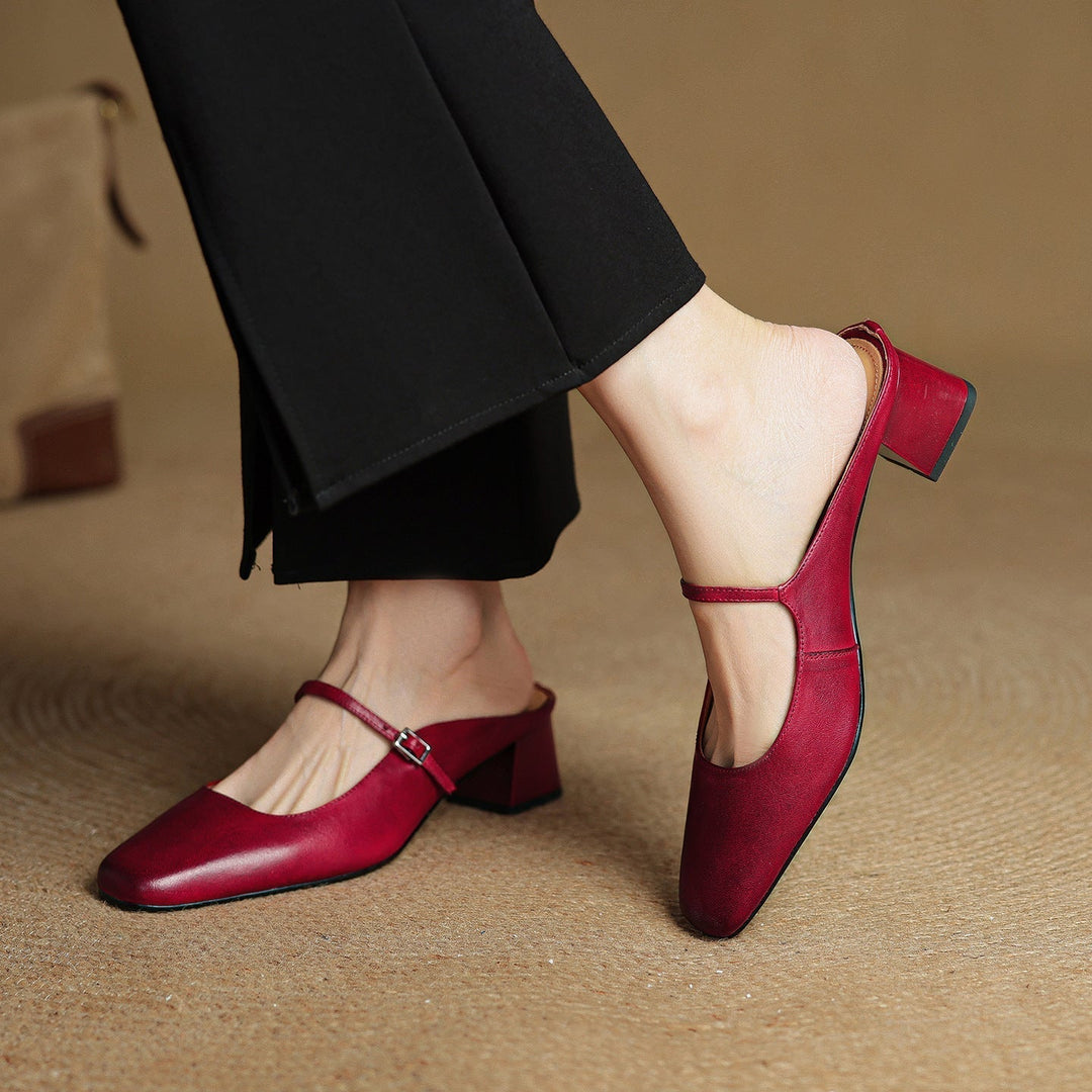 Mules en cuir Meyra