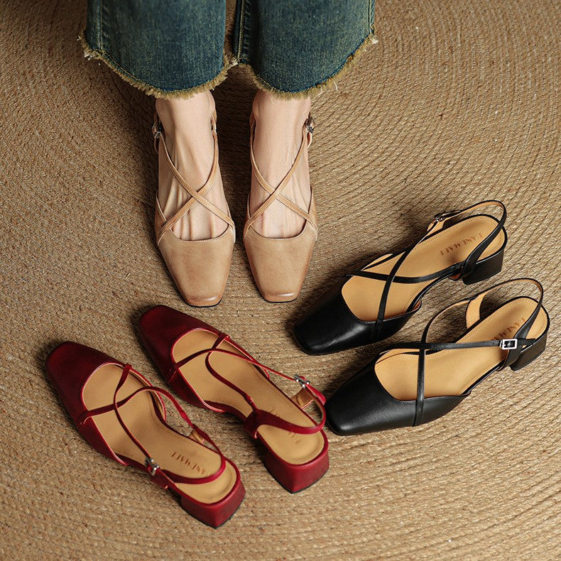Talons en cuir Valenne