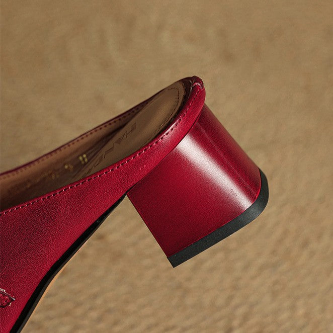Mules en cuir Meyra