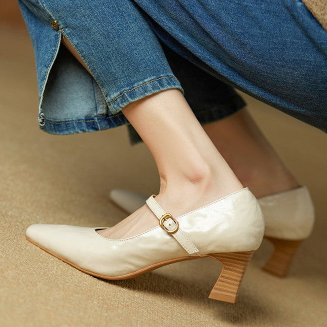 Orvane Mary Jane en cuir