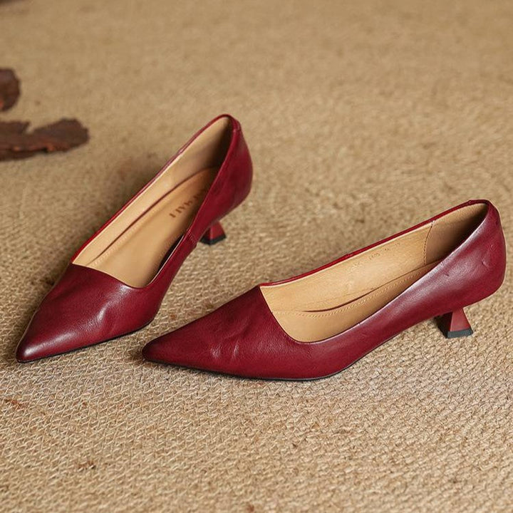 Talons en cuir Serane