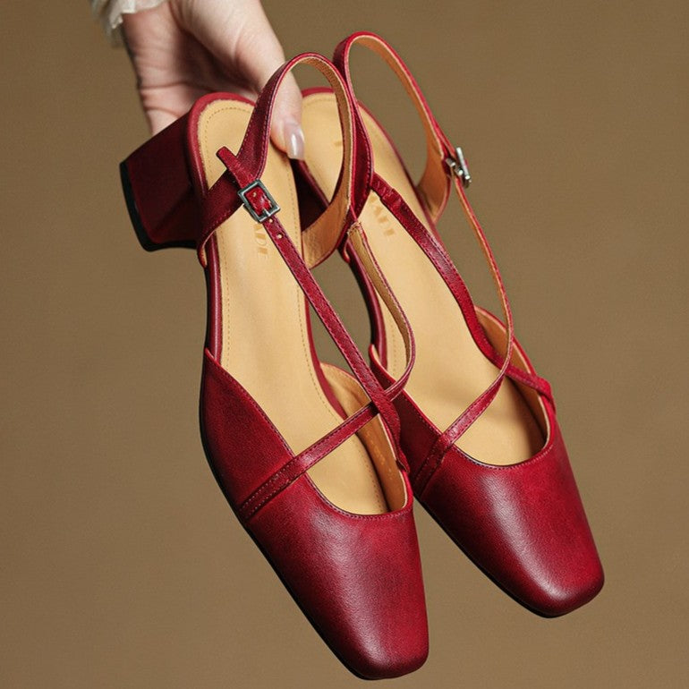 Talons en cuir Valenne